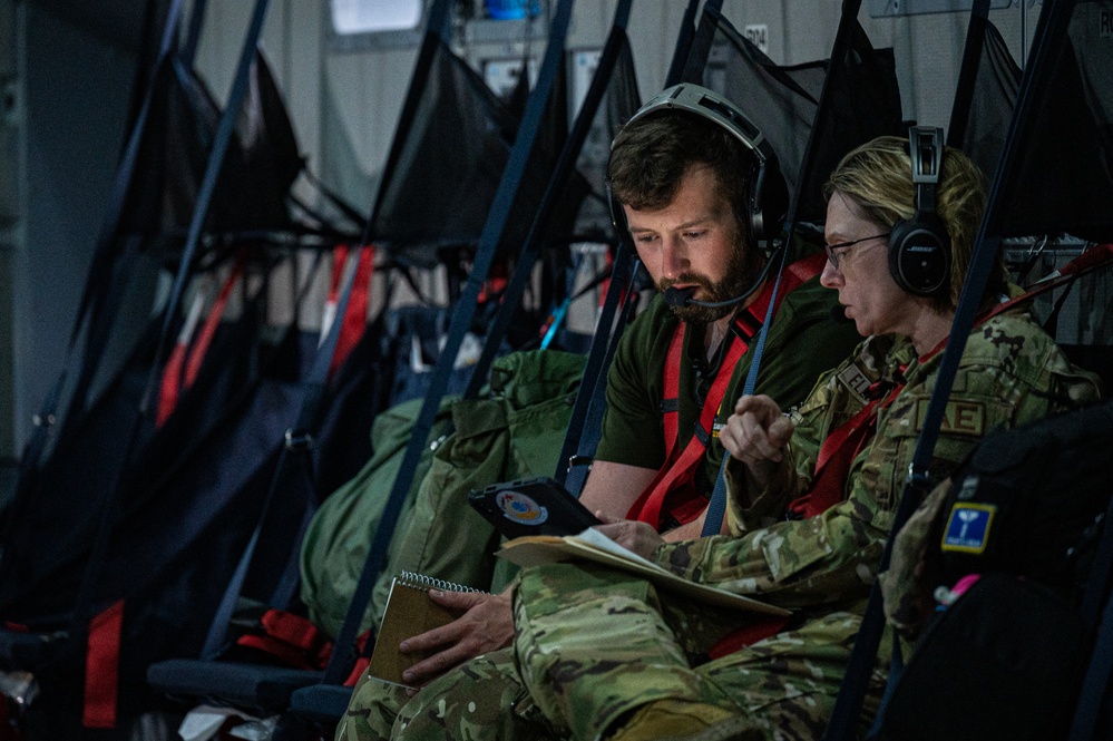 United Kingdom and U.S. Air Forces conduct aeromedical flight training during Mobility Guardian 23