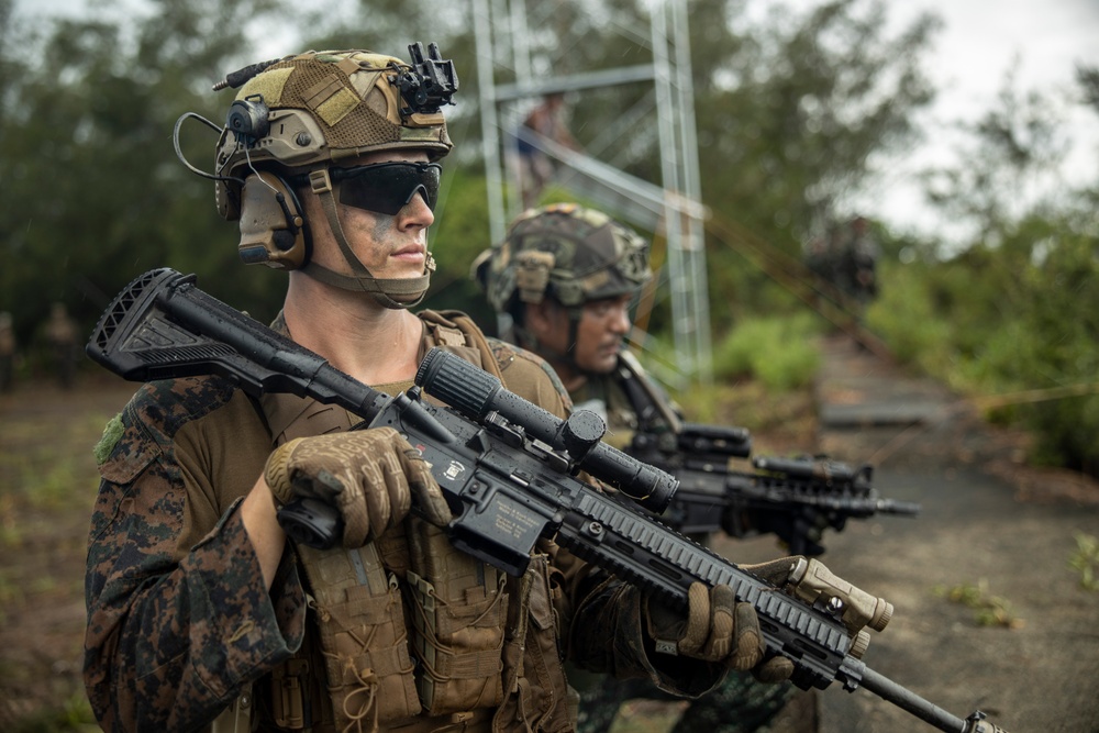 3d LCT conducts a simulated airfield seizure with PMC during MASA 23