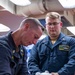 Sailors practice CPR techniques aboard the Arleigh Burke-class guided-missile destroyer USS Ralph Johnson (DDG 114).