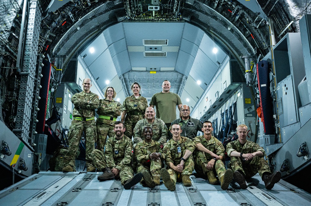 United Kingdom and U.S. Air Forces conduct aeromedical flight training during Mobility Guardian 23