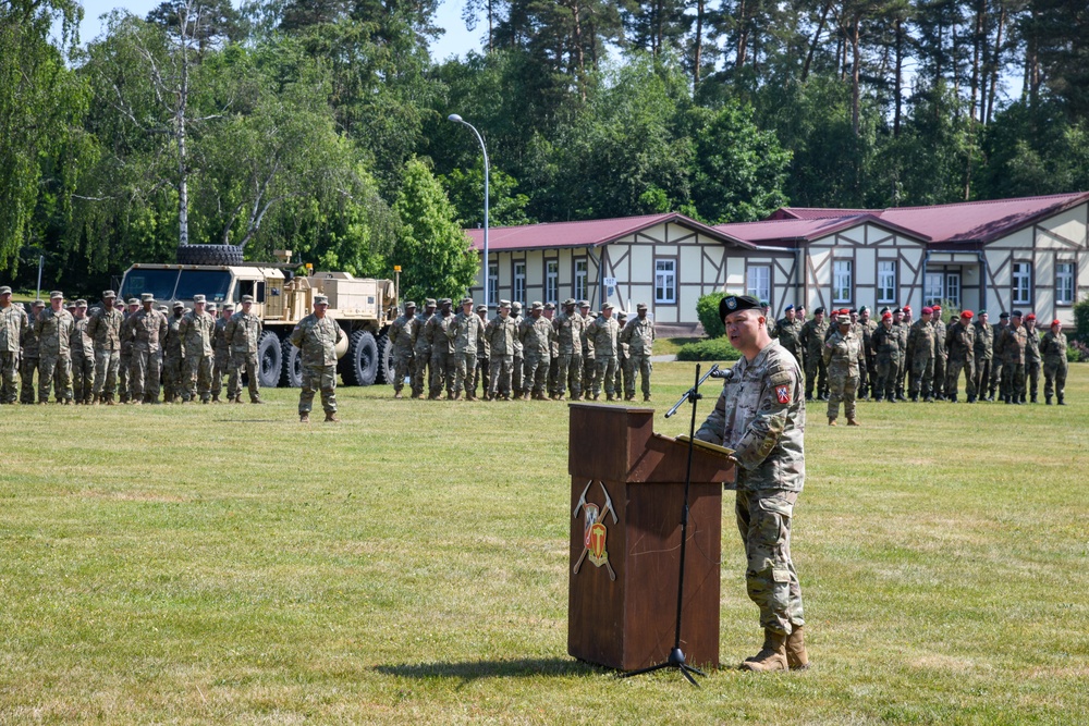 18th CSSB Change of Command Ceremony