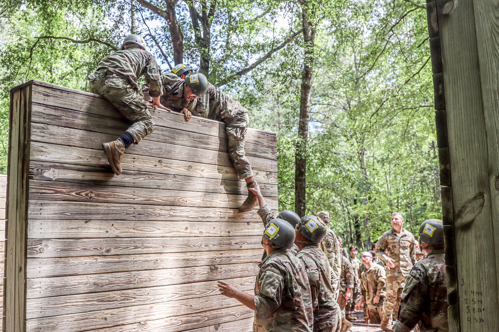 Confidence course fosters teamwork