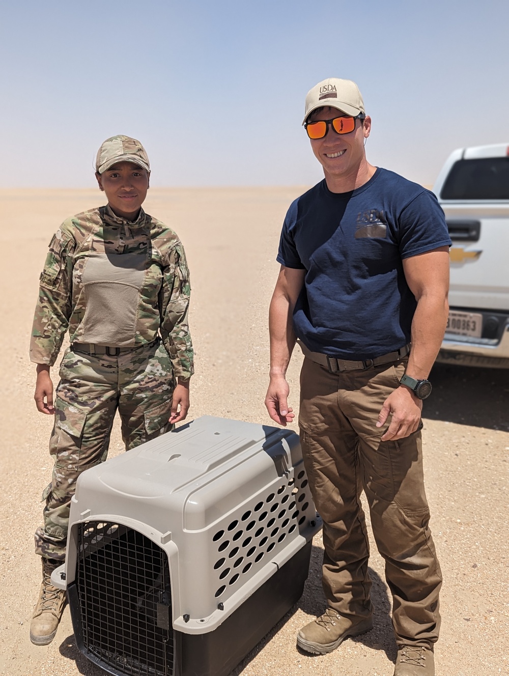 The 386th Expeditionary Civil Engineer Squadron and the United State Department of Agriculture team up!