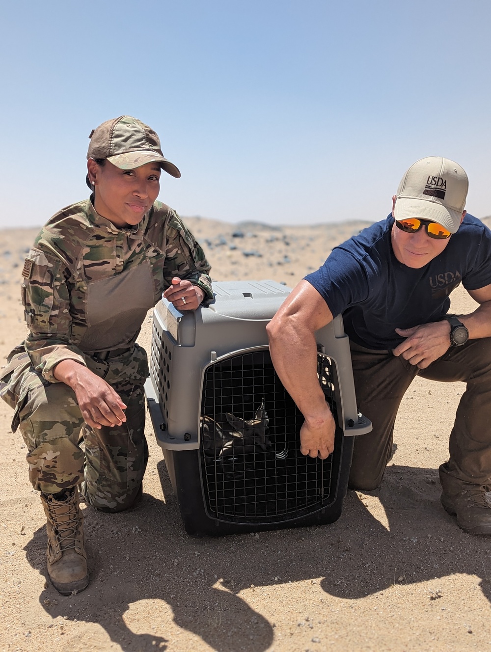 The 386th Expeditionary Civil Engineer Squadron and the United State Department of Agriculture team up!