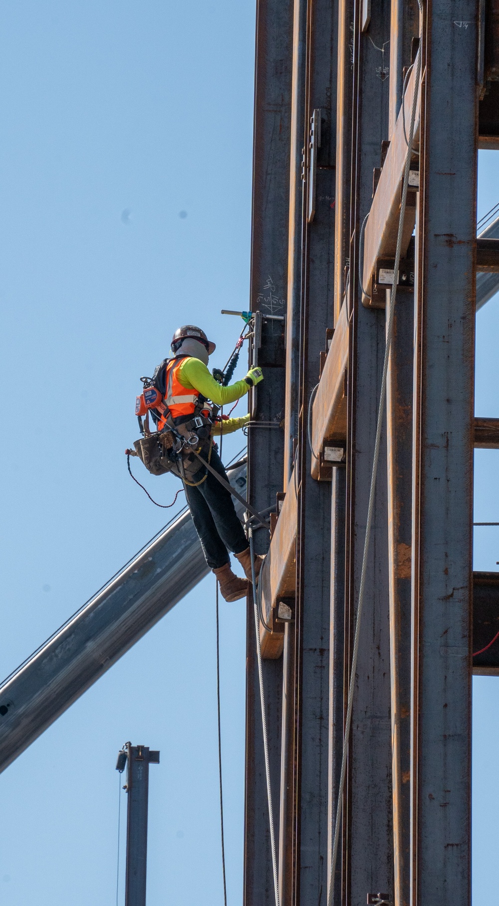 Construction continues on the site of the Louisville VA Medical Center July 12