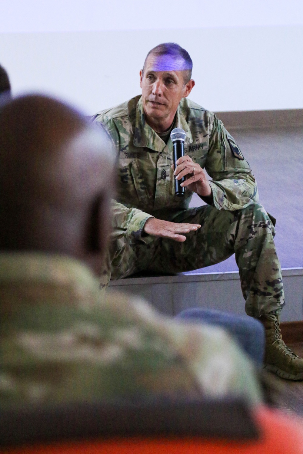 National Guard Bureau Senior Enlisted Advisor Visits Soldiers at Camp Buehring, Kuwait