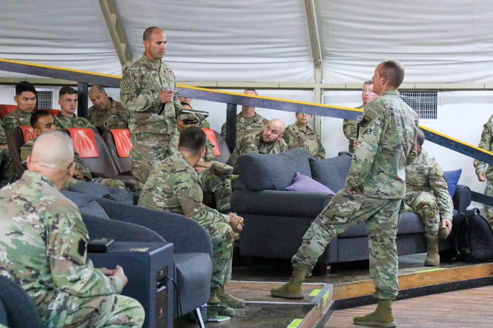 National Guard Bureau Senior Enlisted Advisor Visits Soldiers at Camp Buehring, Kuwait