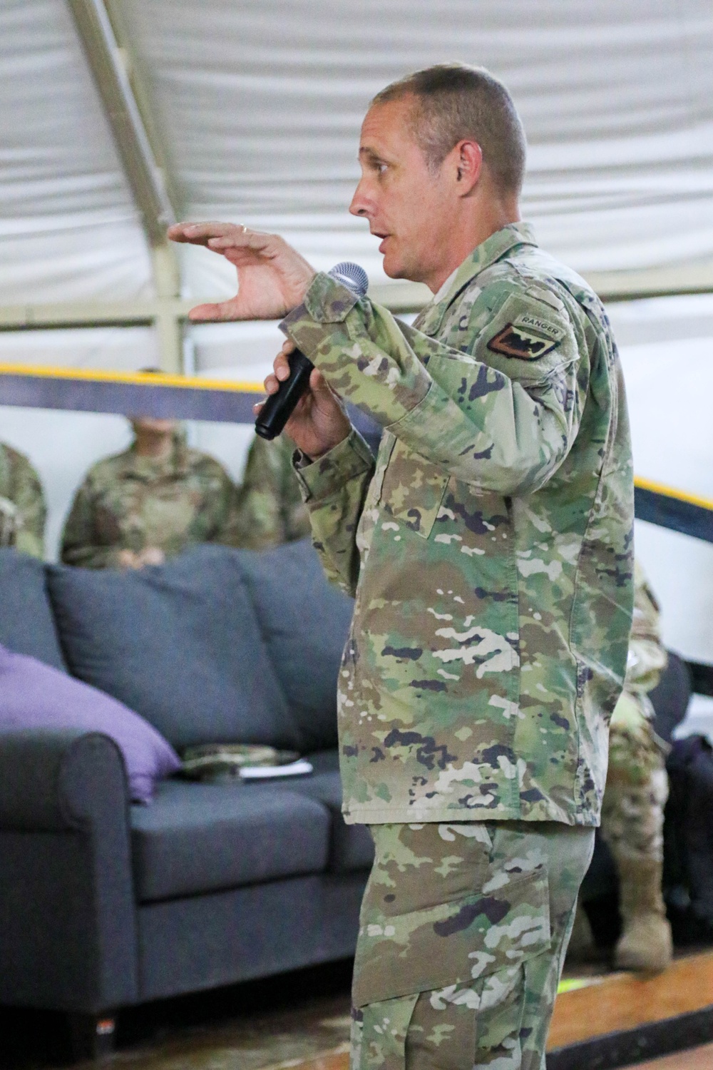 National Guard Bureau Senior Enlisted Advisor Visits Soldiers at Camp Buehring, Kuwait