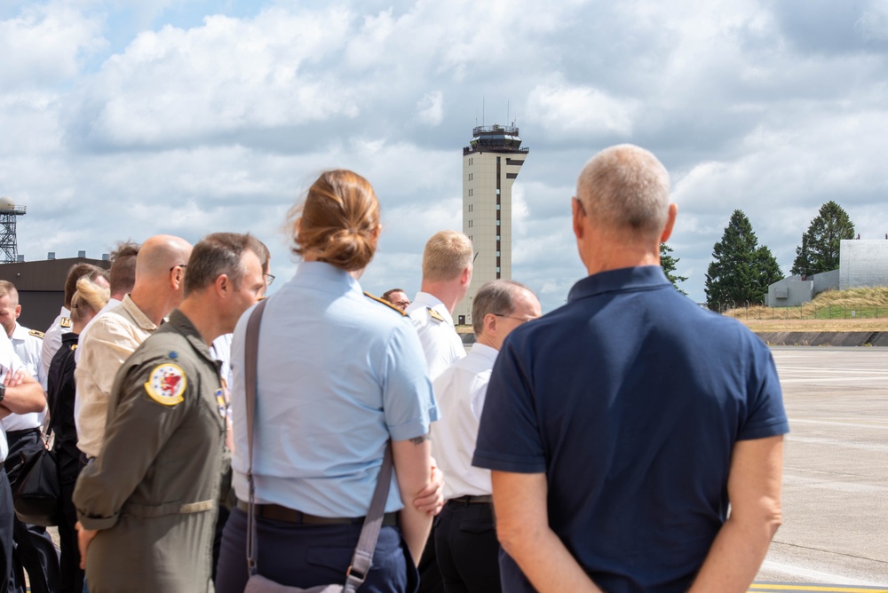 German Naval force visits Spangdahlem AB