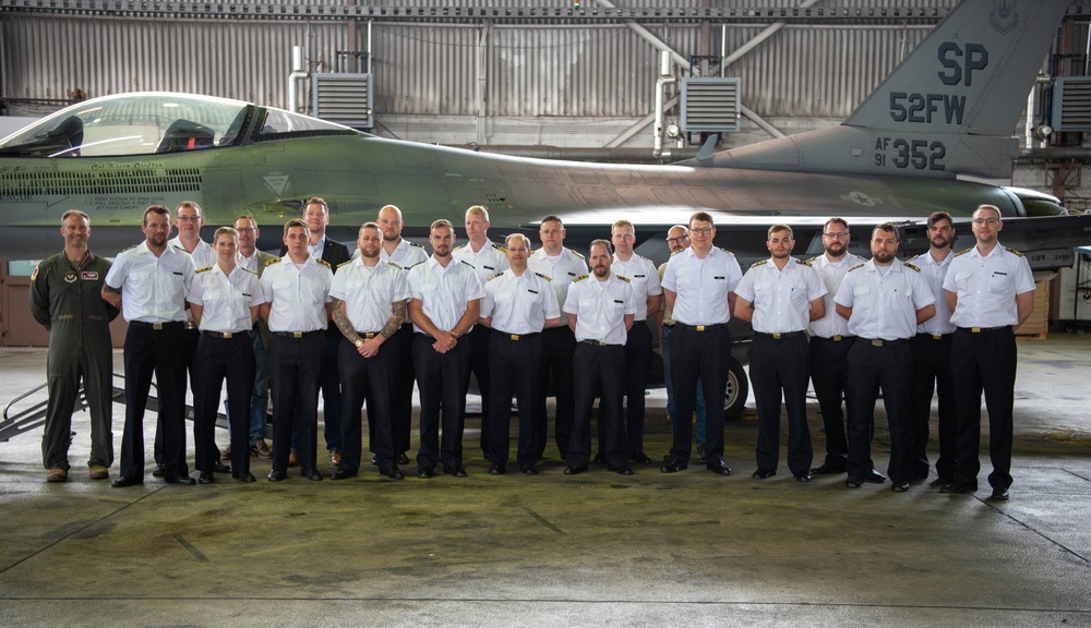 German Naval force visits Spangdahlem AB