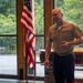 U.S. Marine Corps Master Gunnery Sgt. Mark Shaffer retires from the Marine Corps after thirty honorable years at the Semper Fidelis Memorial Chapel