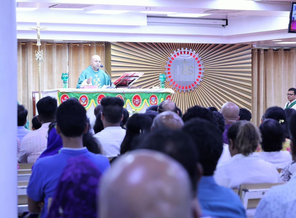 Catholic Mass in Kuwait City, July 2023