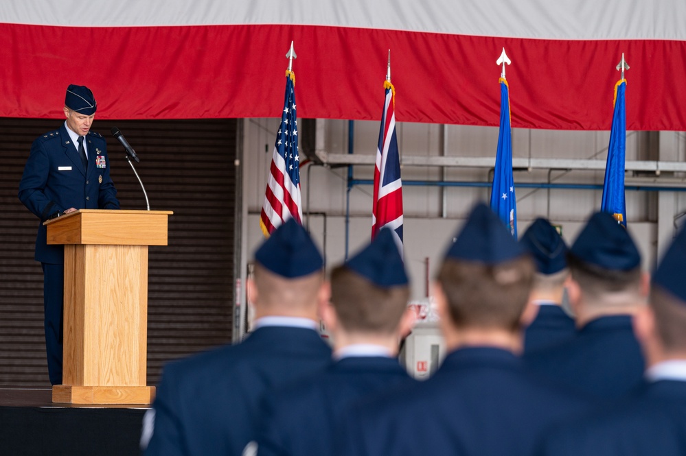 100th ARW Change of Command ceremony