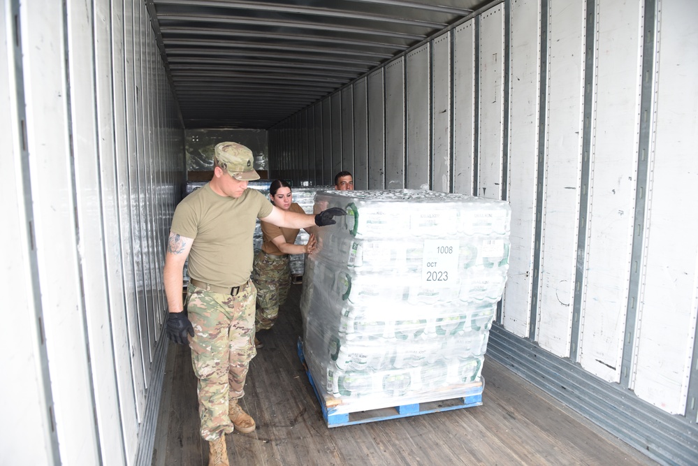 Vermont National Guard Transports Water After Flooding