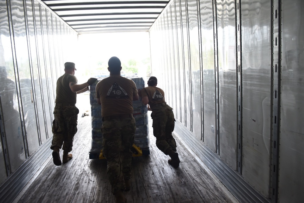 Vermont National Guard Transports Water After Flooding
