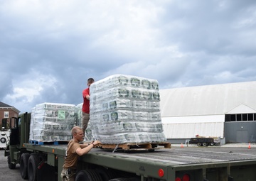 Vermont National Guard Delivers Water After Flooding