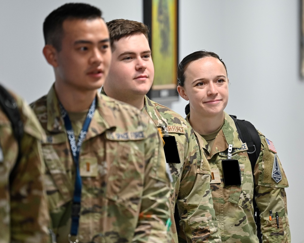 VCSAF Allvin meets summer intern cadets