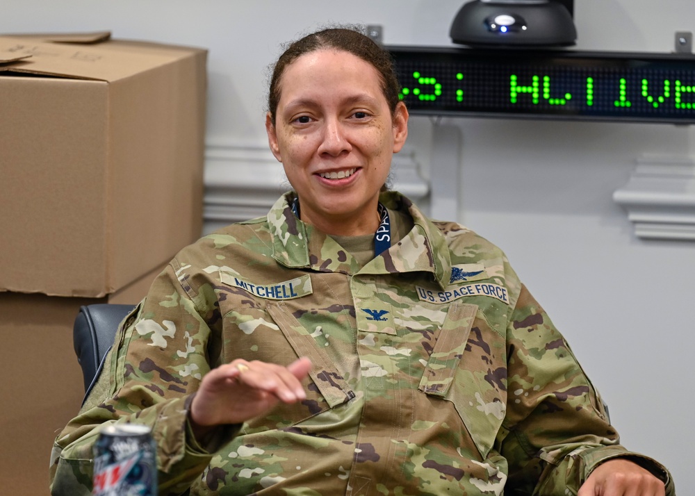 Summer intern cadets meet USSF officers