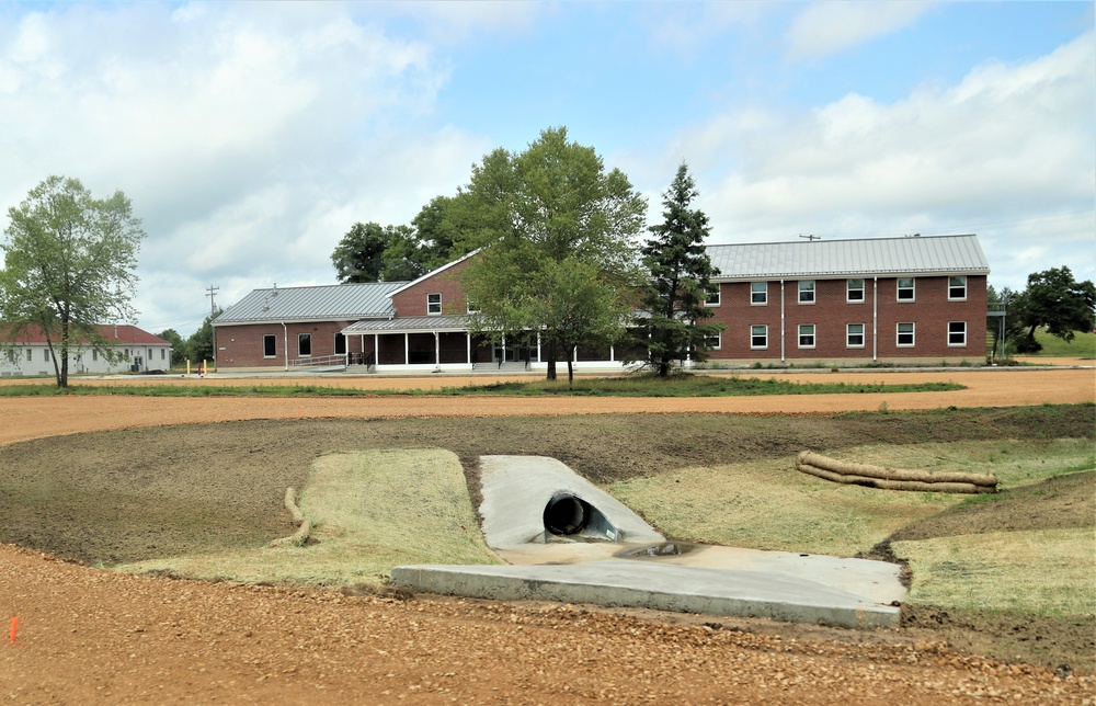 Grading project continues at Fort McCoy; preparations for paving continue