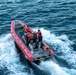 Coast Guard Cutter Healy (WAGB-20) conducts training in the Pacific Ocean