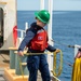 Coast Guard Cutter Healy (WAGB-20) conducts training in the Pacific Ocean