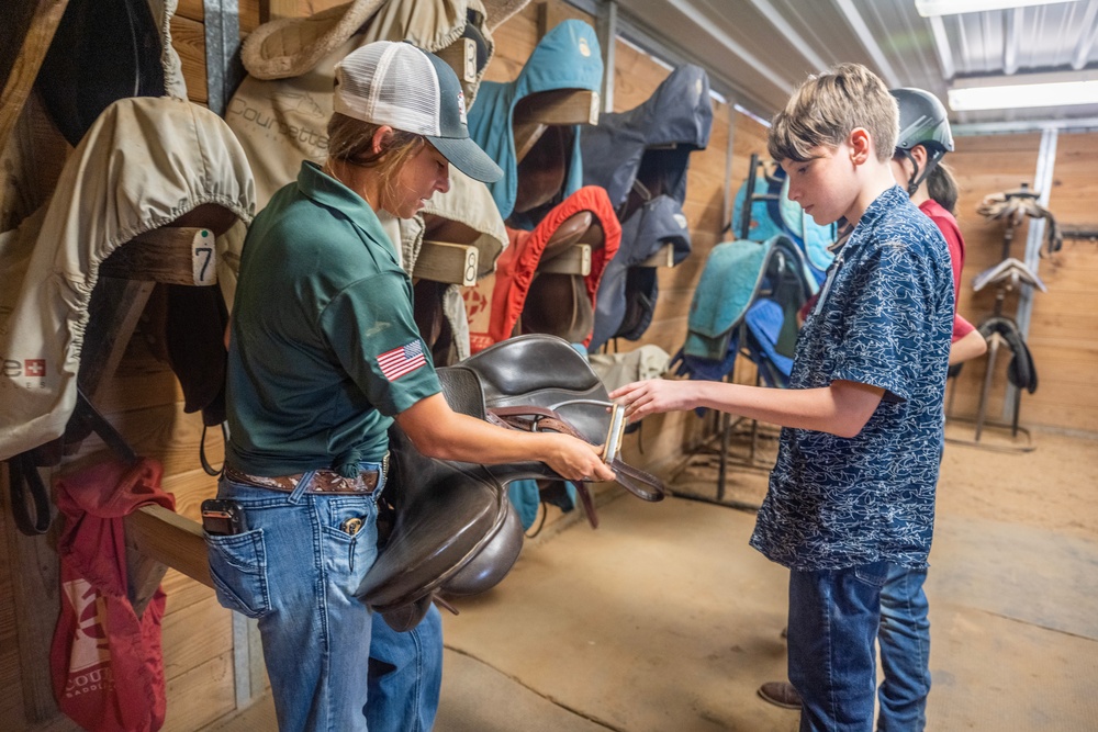 Horsemanship classes provide unique experience for exceptional families at JBSA Fort Sam Houston