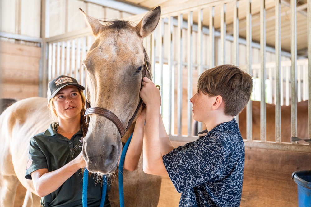 Horsemanship classes provide unique experience for exceptional families at JBSA Fort Sam Houston