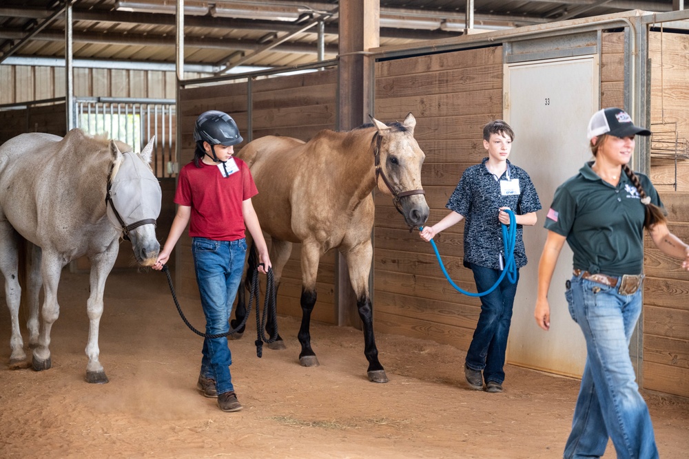 Horsemanship classes provide unique experience for exceptional families at JBSA Fort Sam Houston