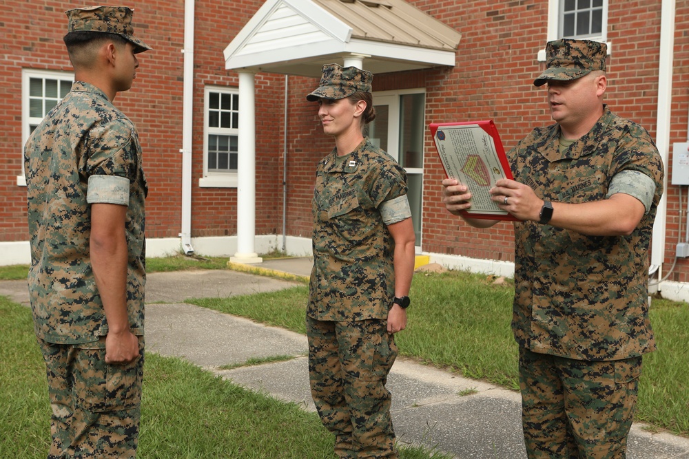 24th MEU Promotion Ceremony