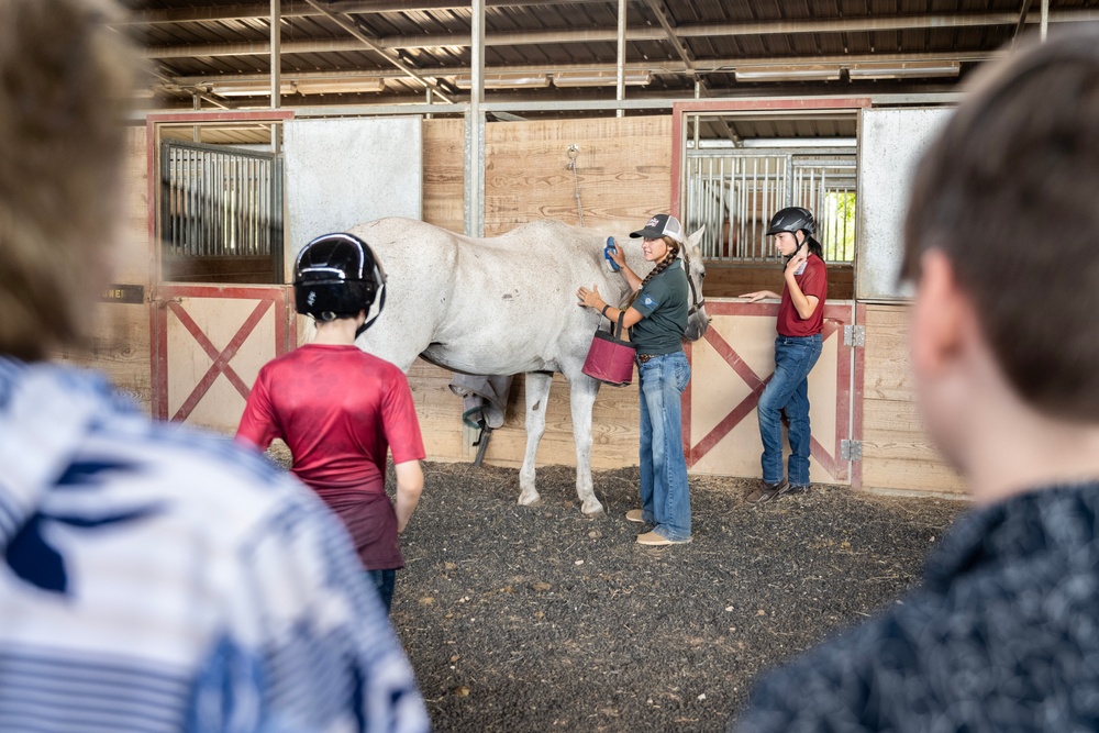 Horsemanship classes provide unique experience for exceptional families at JBSA Fort Sam Houston