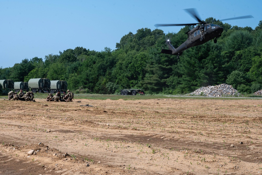 Connecticut National Guard hold ESGR Boss Lift during Combat Medic Training