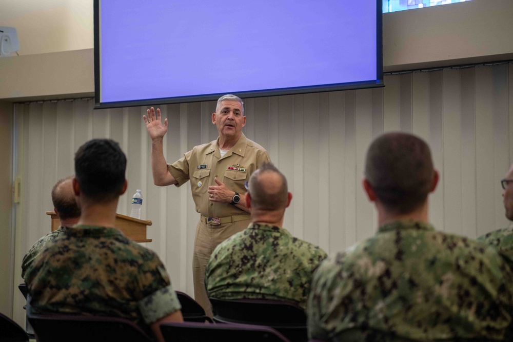 Chief of Chaplains of the Navy, Director of Religious Ministries, visits Recruit Training Command