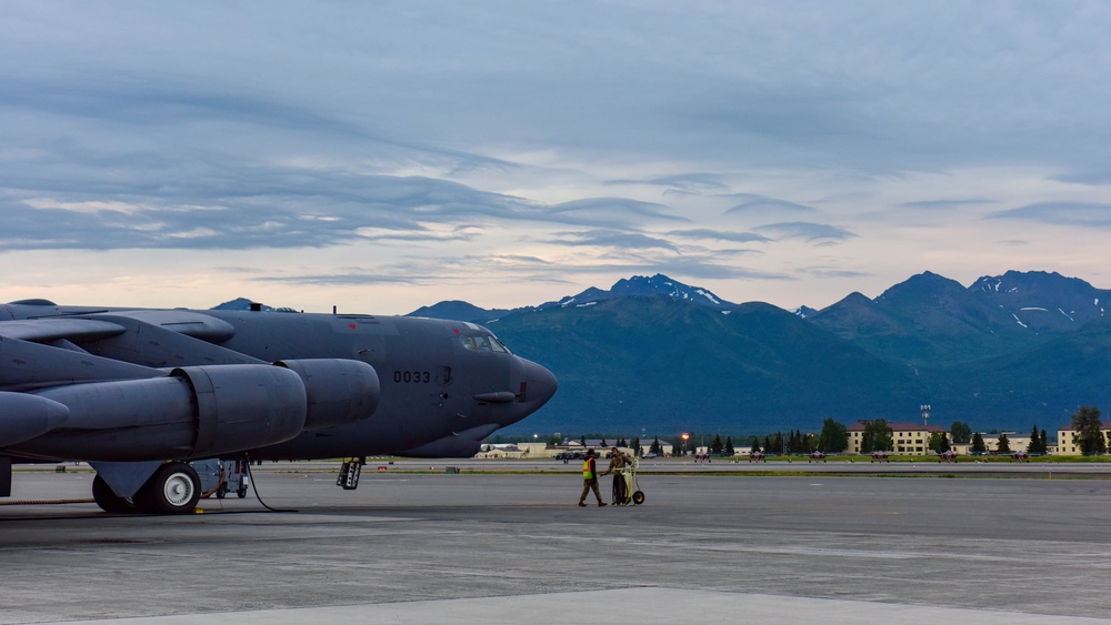 B-52s in JBER: Takeoff