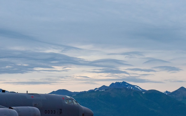 B-52s in JBER: Takeoff