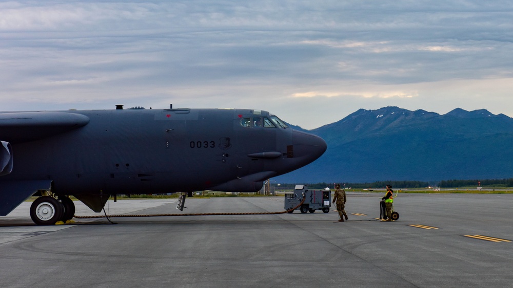 B-52s in JBER: Takeoff