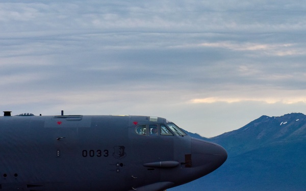 B-52s in JBER: Takeoff