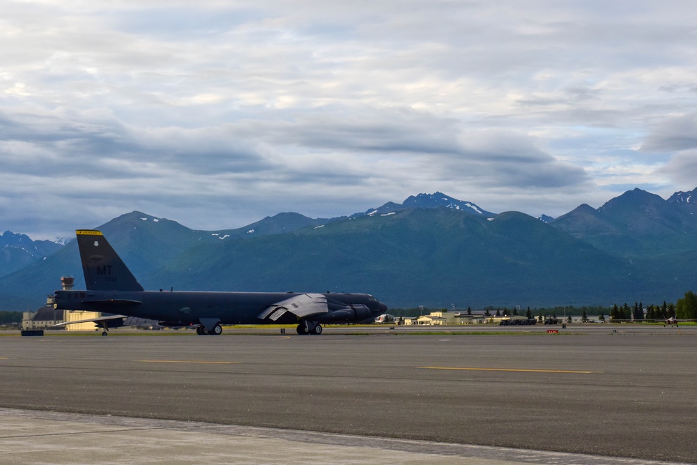 B-52s in JBER: Takeoff