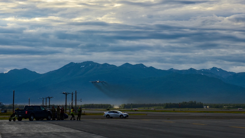 B-52s in JBER: Takeoff