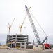 Construction work continues at the site of the Louisville VA Medical Center Dec. 21, 2022.