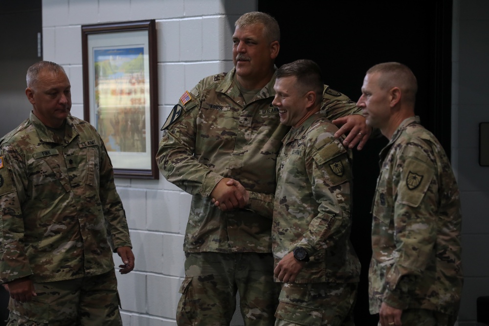 Camp Ripley Garrison has a Change of Command Ceremony