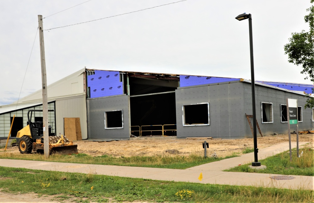 Renovation of Fort McCoy's Rumpel Fitness Center