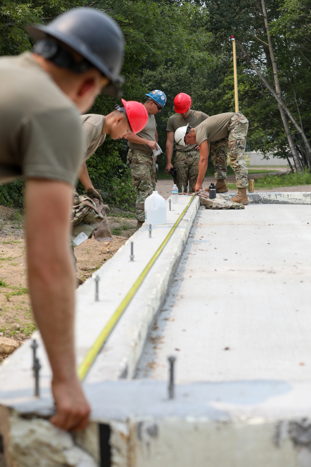 851st Vertical Engineering Company Begin Construction Operations