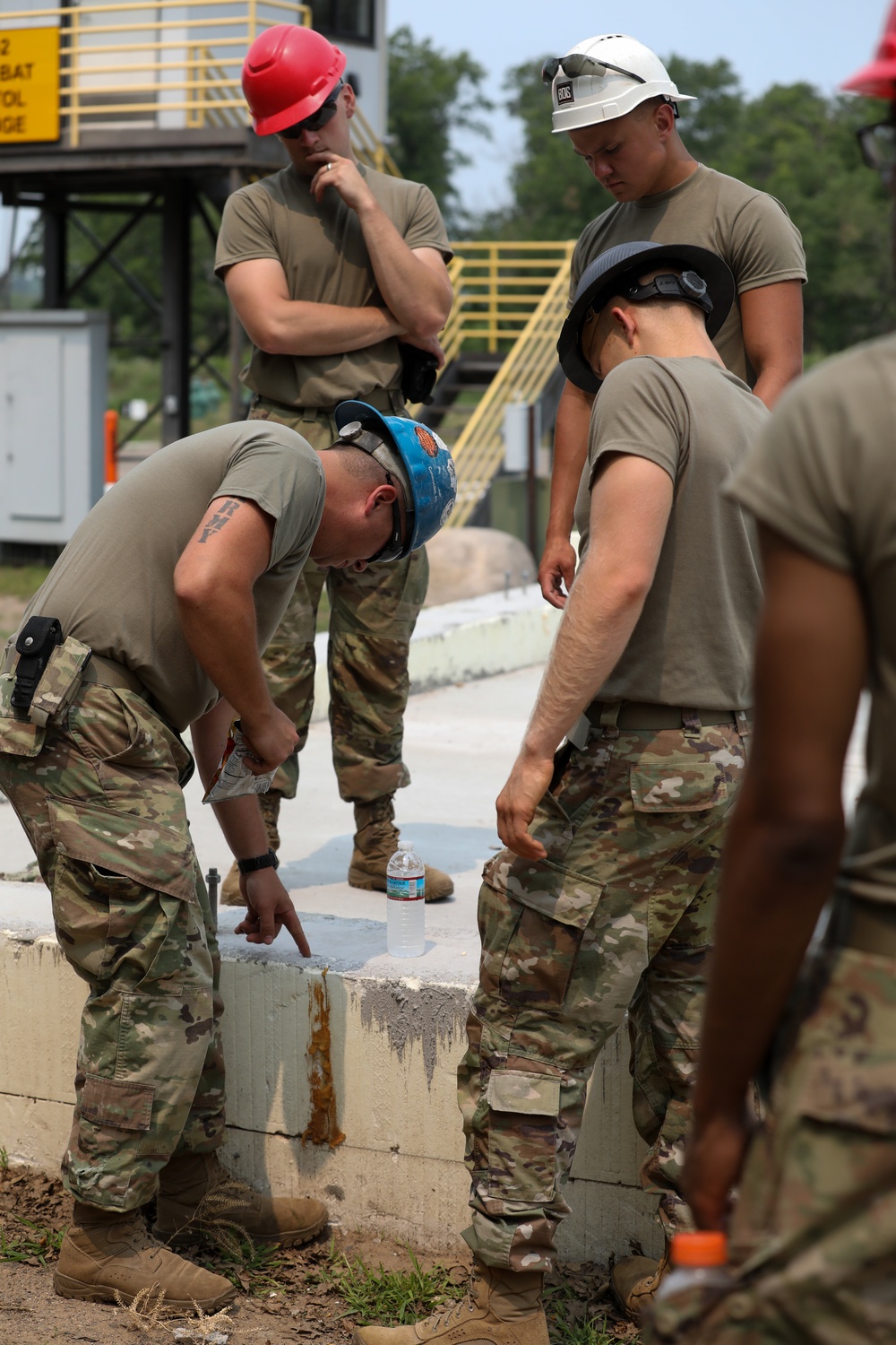 851st Vertical Engineering Company Begin Construction Operations