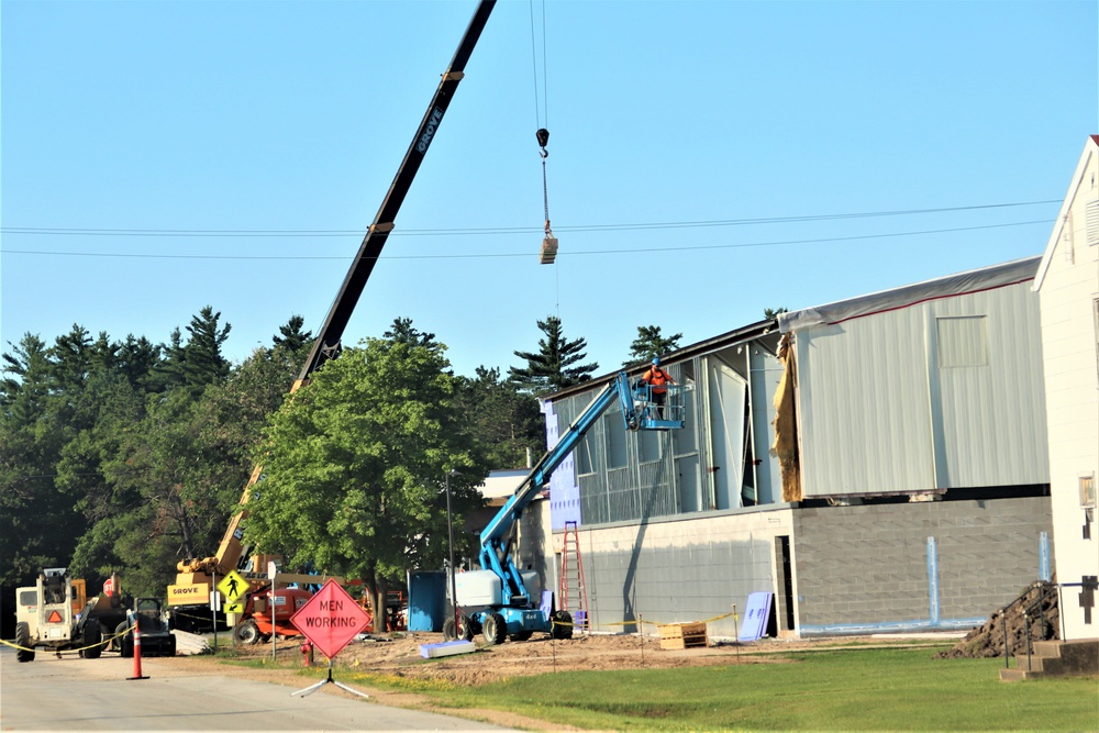 Renovation of Fort McCoy's Rumpel Fitness Center