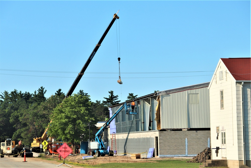 Renovation of Fort McCoy's Rumpel Fitness Center