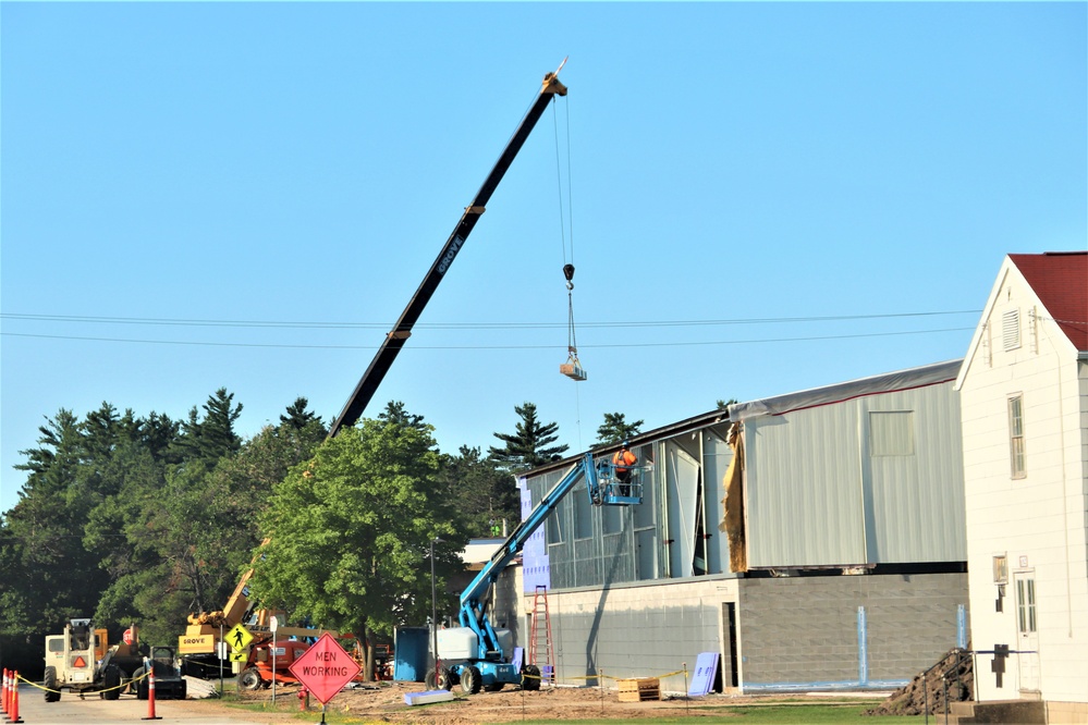 Renovation of Fort McCoy's Rumpel Fitness Center