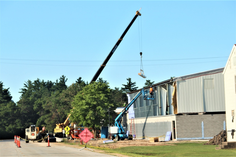 Renovation of Fort McCoy's Rumpel Fitness Center