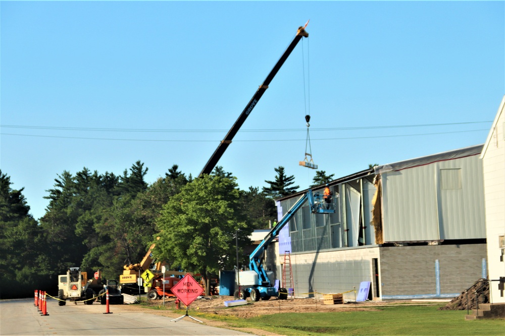 Renovation of Fort McCoy's Rumpel Fitness Center