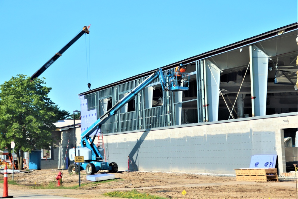 Renovation of Fort McCoy's Rumpel Fitness Center