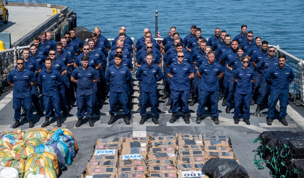 USCG Cutter Steadfast drug offload